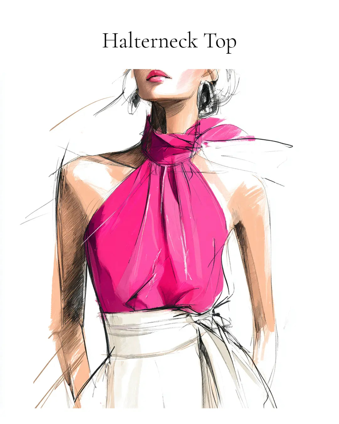 Definition: What is a Halterneck Top?