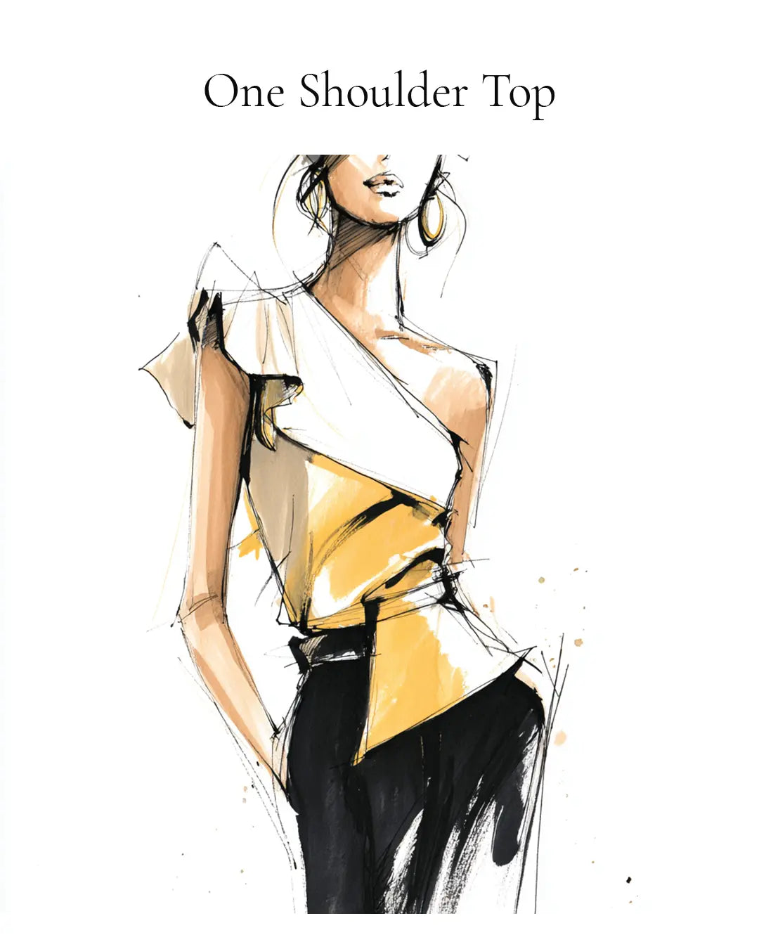 Definition: What is a One Shoulder Top?