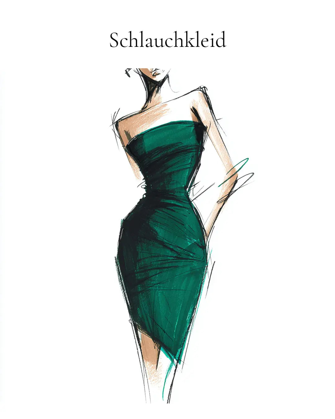 Definition: Was ist ein Schlauchkleid?