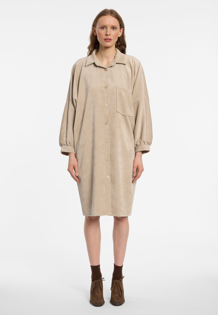 Ana Alcazar Corduroy Blousejurk Endesis  aus Cord