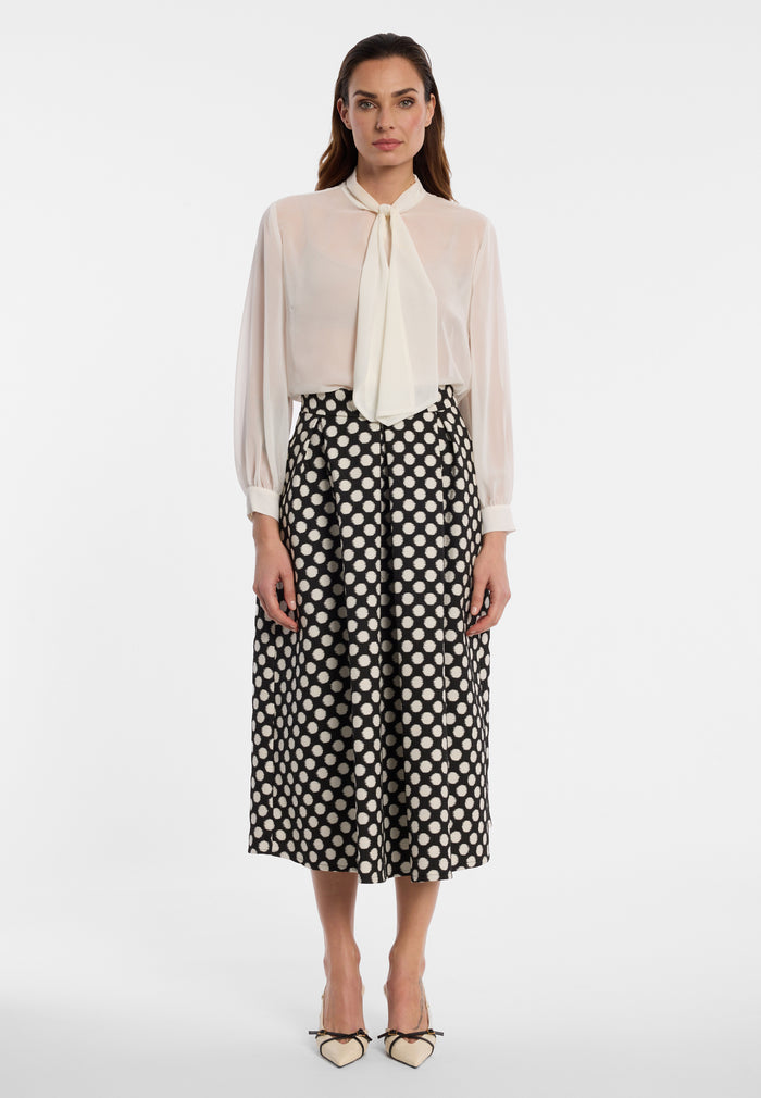 Ana Alcazar Midi Skirt Enlora mit Polka Dots