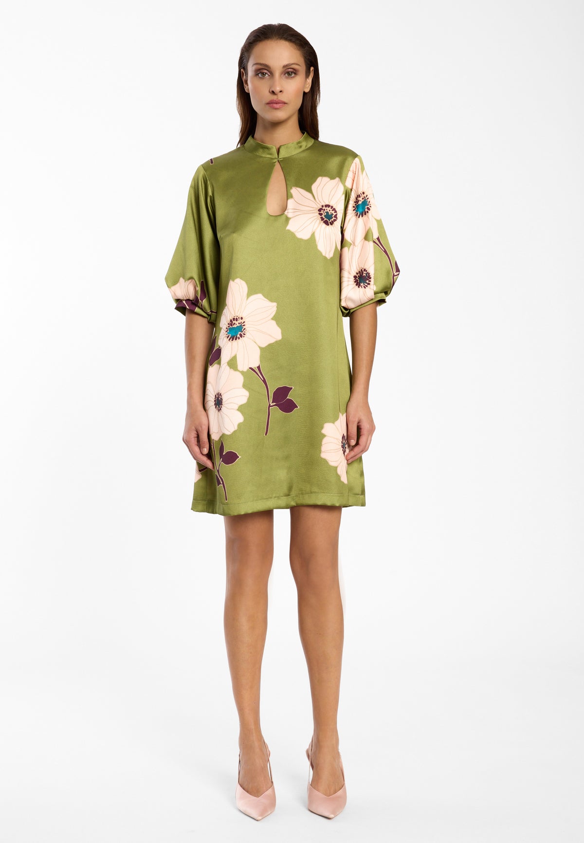 Short-sleeve Dress Delin