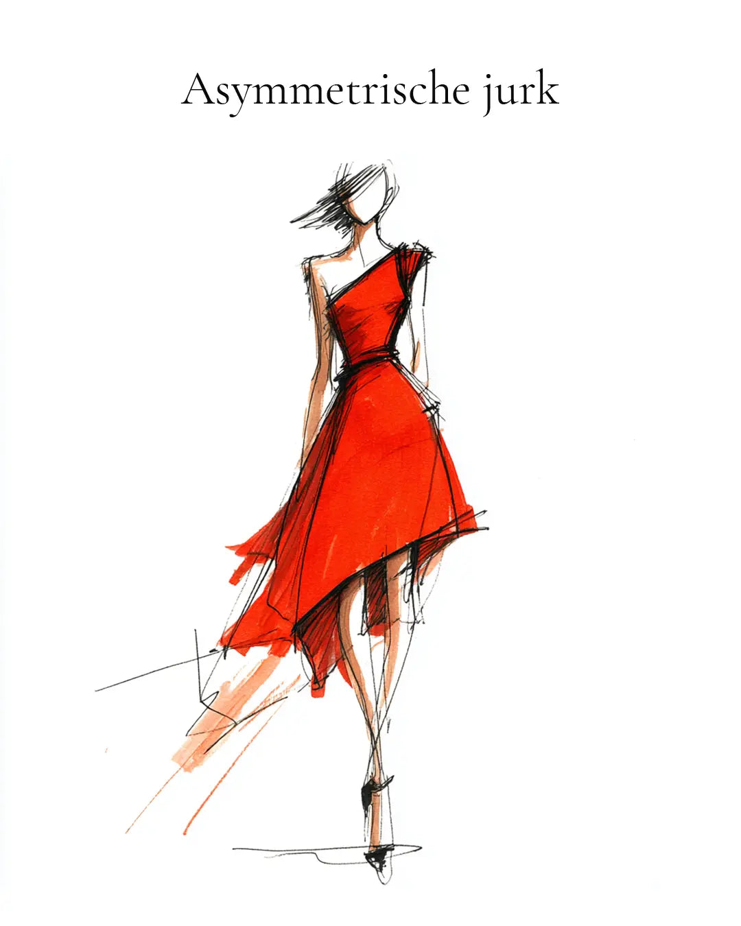 Definitie: Wat is een Asymmetrische Jurk?