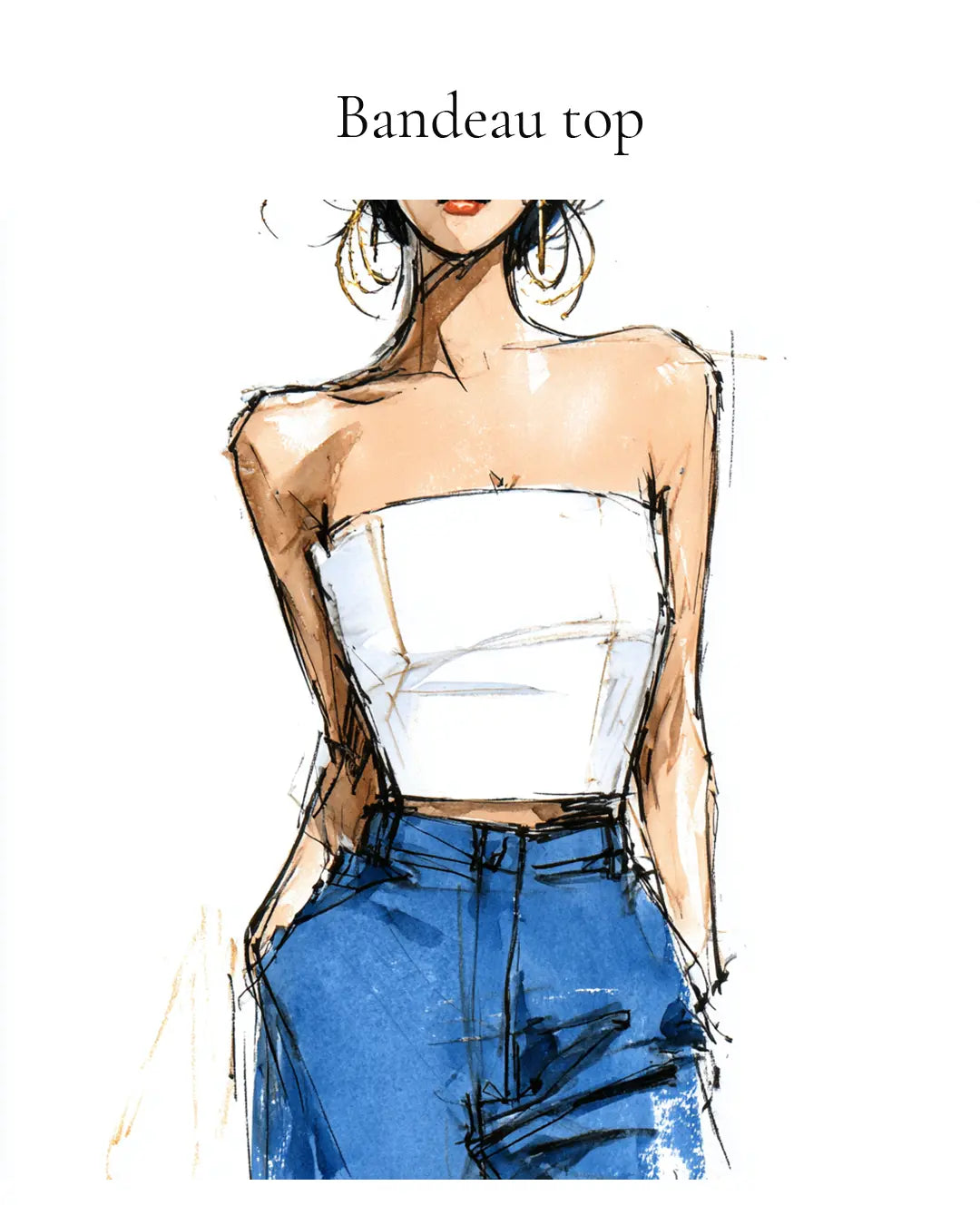 Definitie: Wat is een Bandeau top?