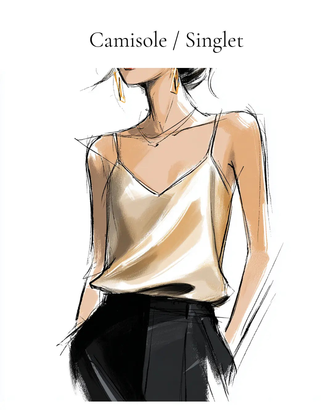 Definition: Was ist ein Camisole Singlet Top?