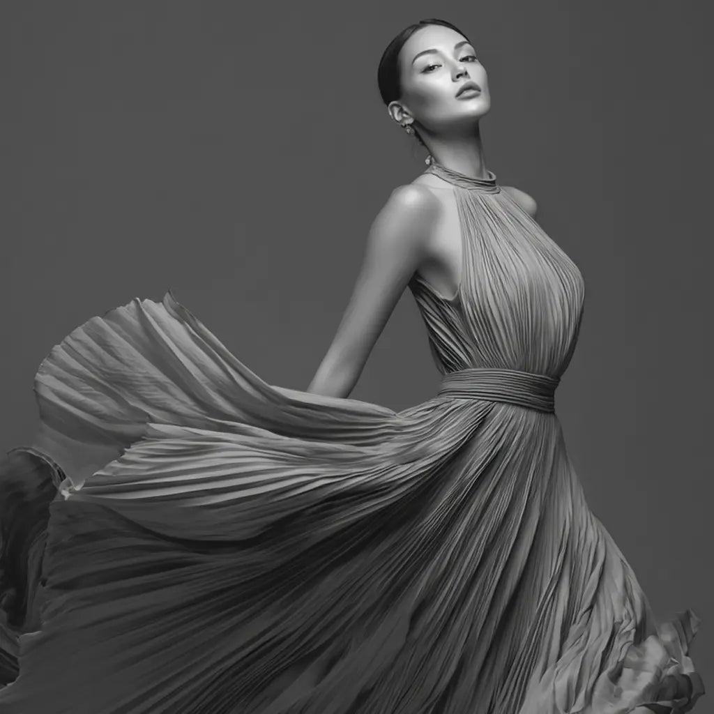 Graue Kleider Ana Alcazar