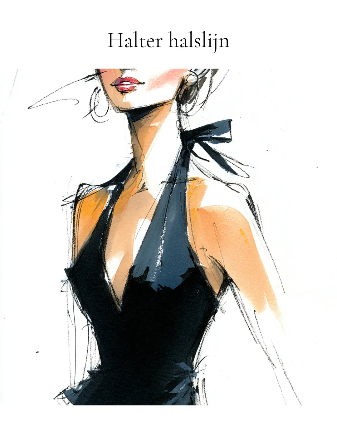 Definitie: Wat is een Halter halslijn?