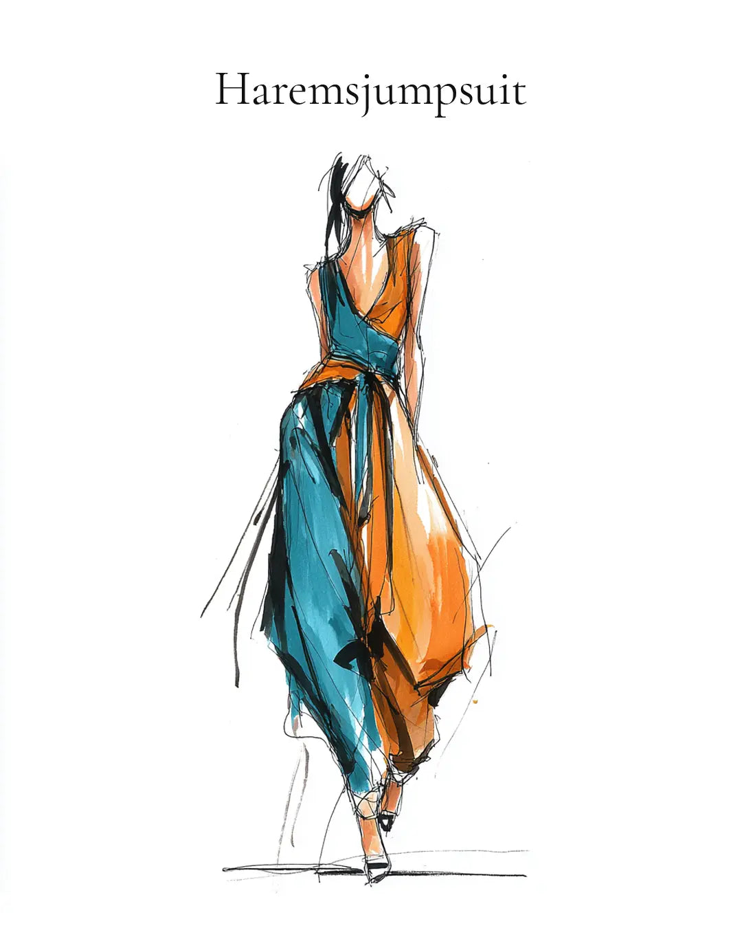 Haremsjumpsuit - Jumpsuit Arten bei Ana Alcazar