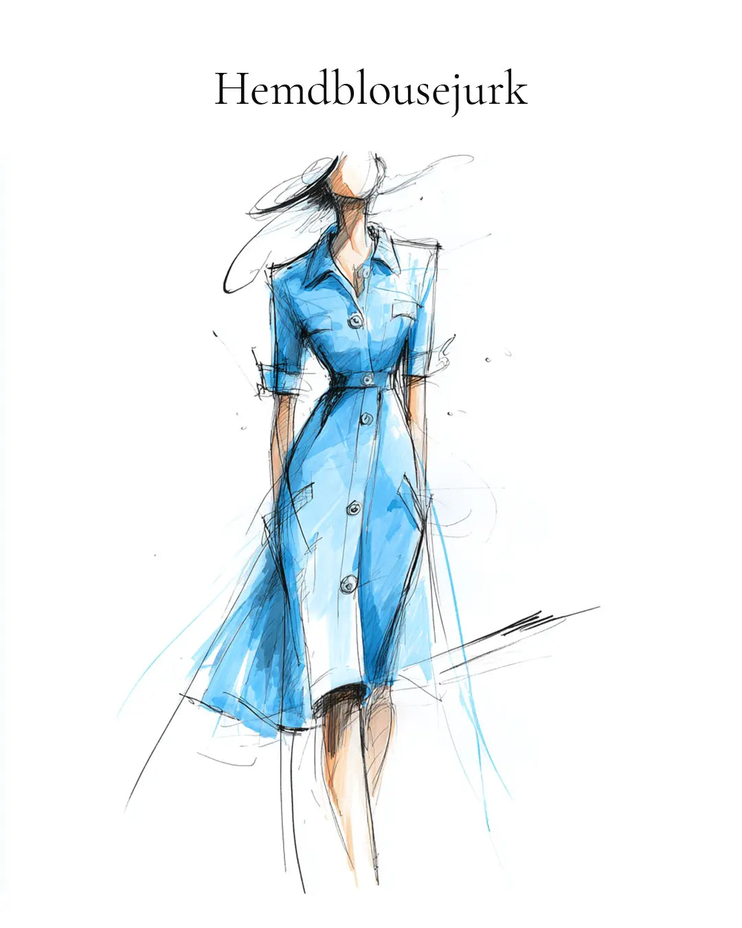 Definitie: Wat is een Hemdblousejurk?