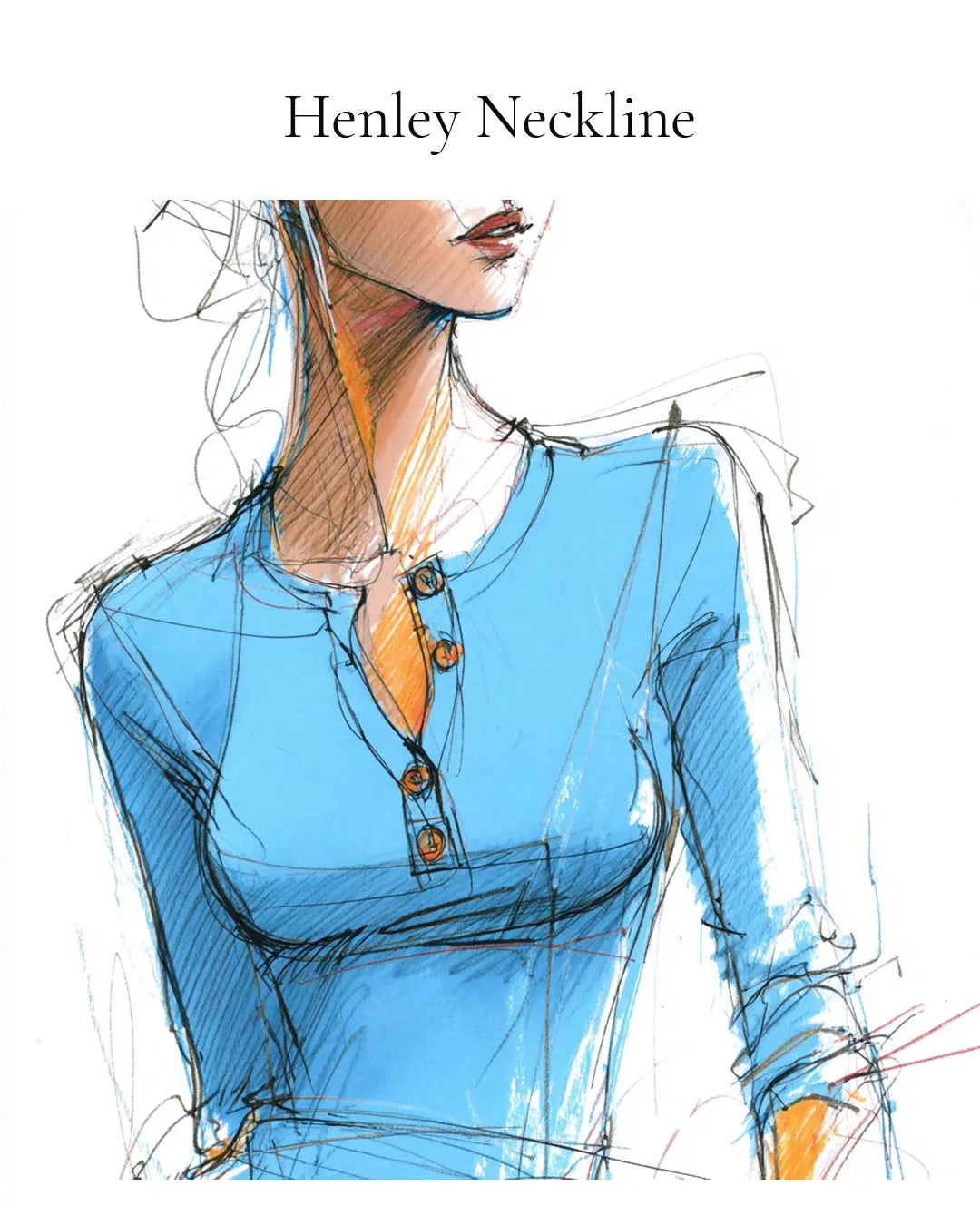 Definition: What is a Henley Neckline?