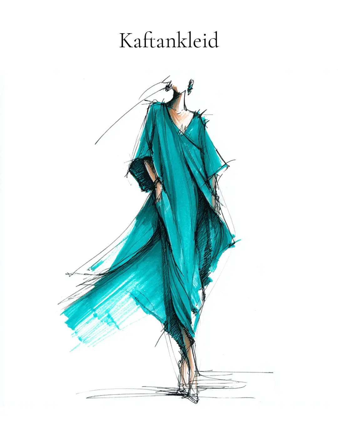 Definition: Was ist ein Kaftankleid?