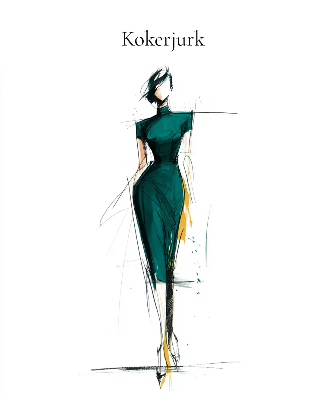 Definitie: Wat is een Kokerjurk?