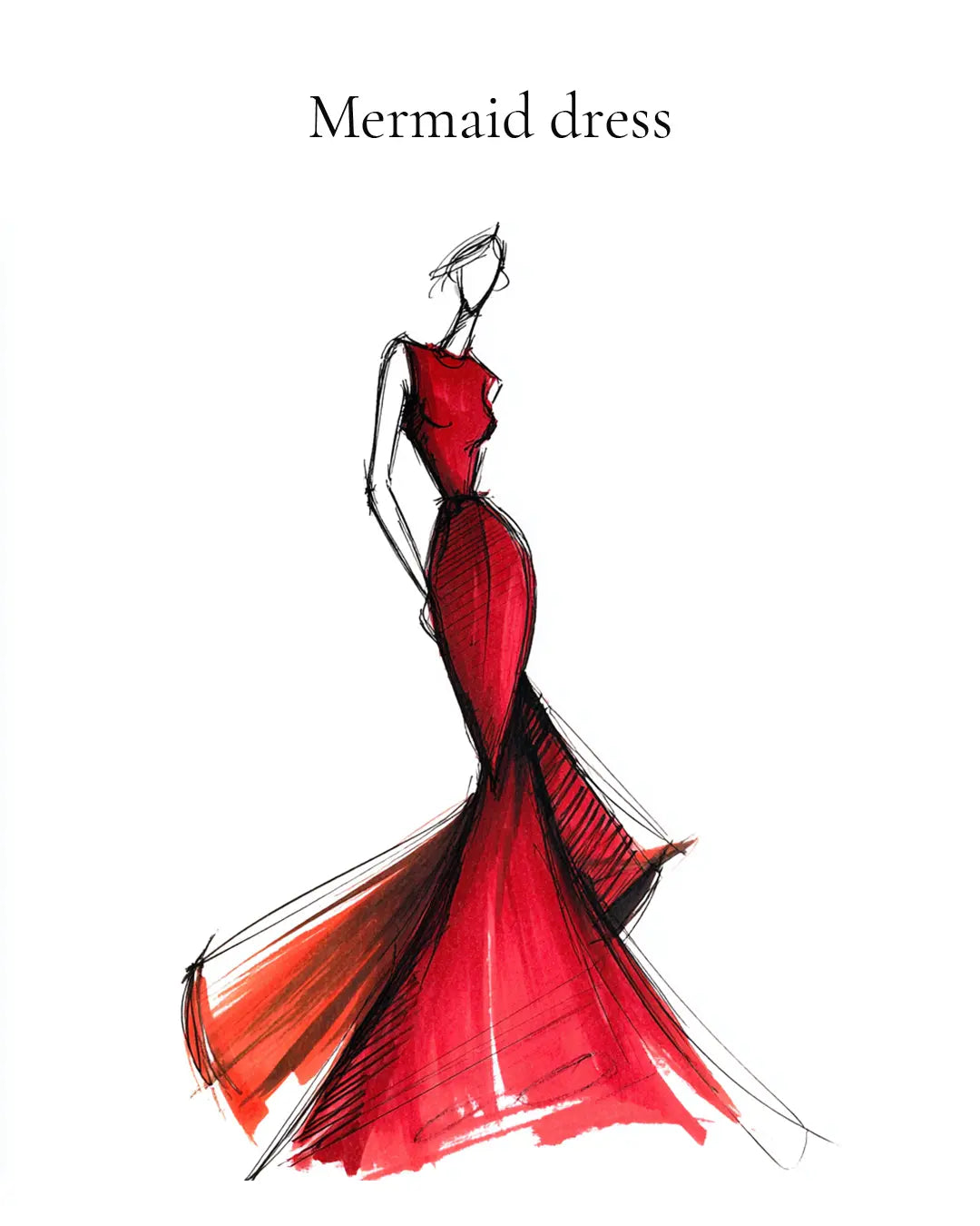 Definition: What is a Mermaid dress?