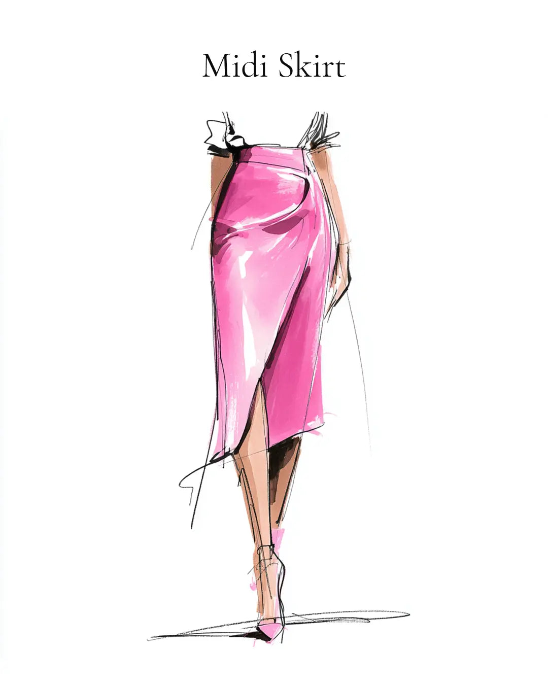 Definition: What is a Midi Skirt?