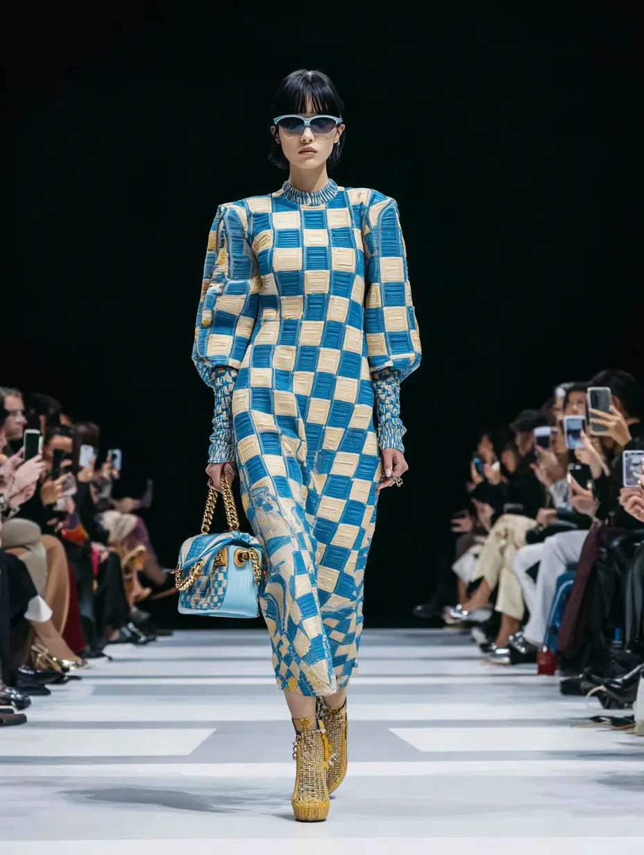 Mustertrend Kleider mit Karomuster