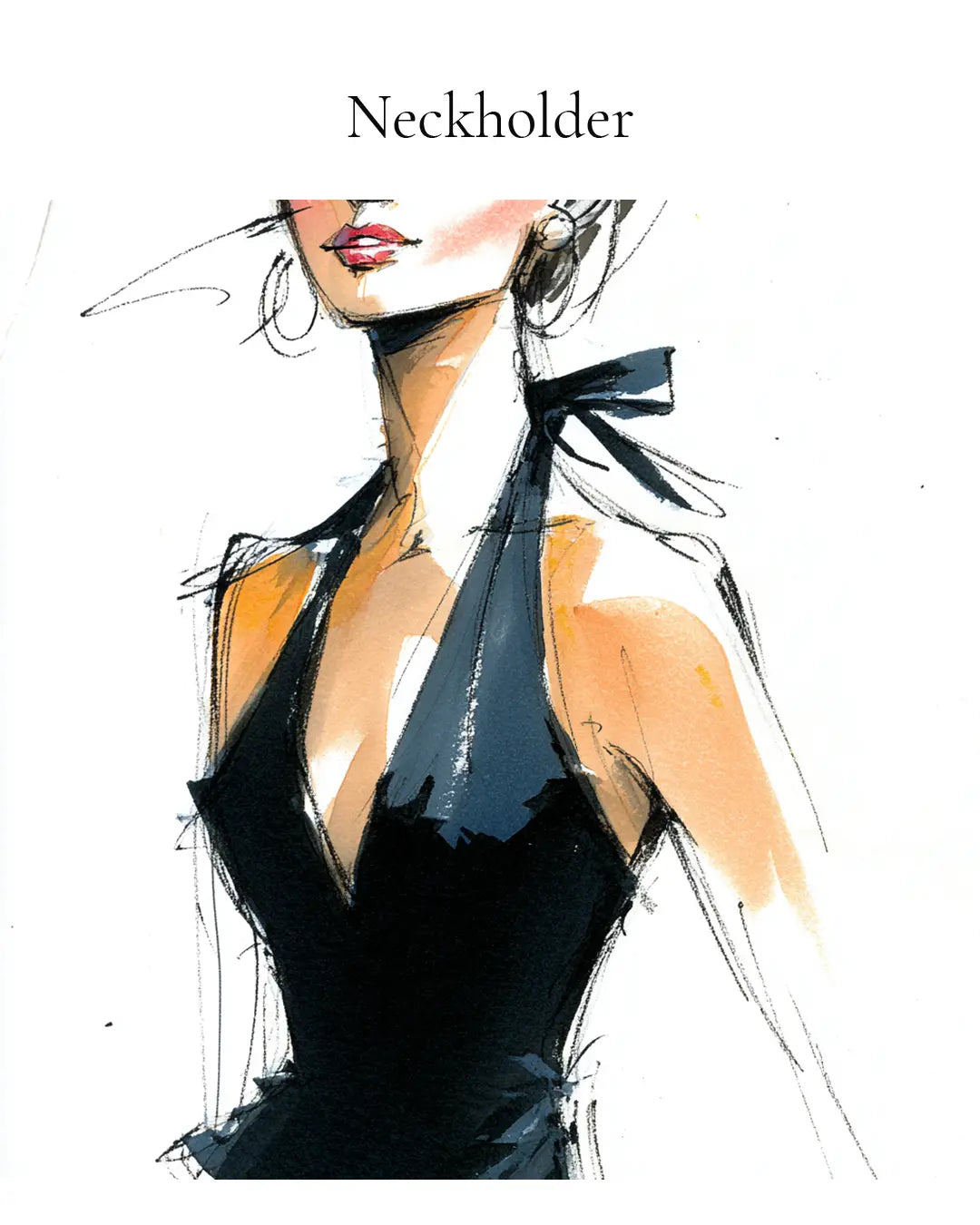 Definition: Was ist ein Neckholder Ausschnitt?