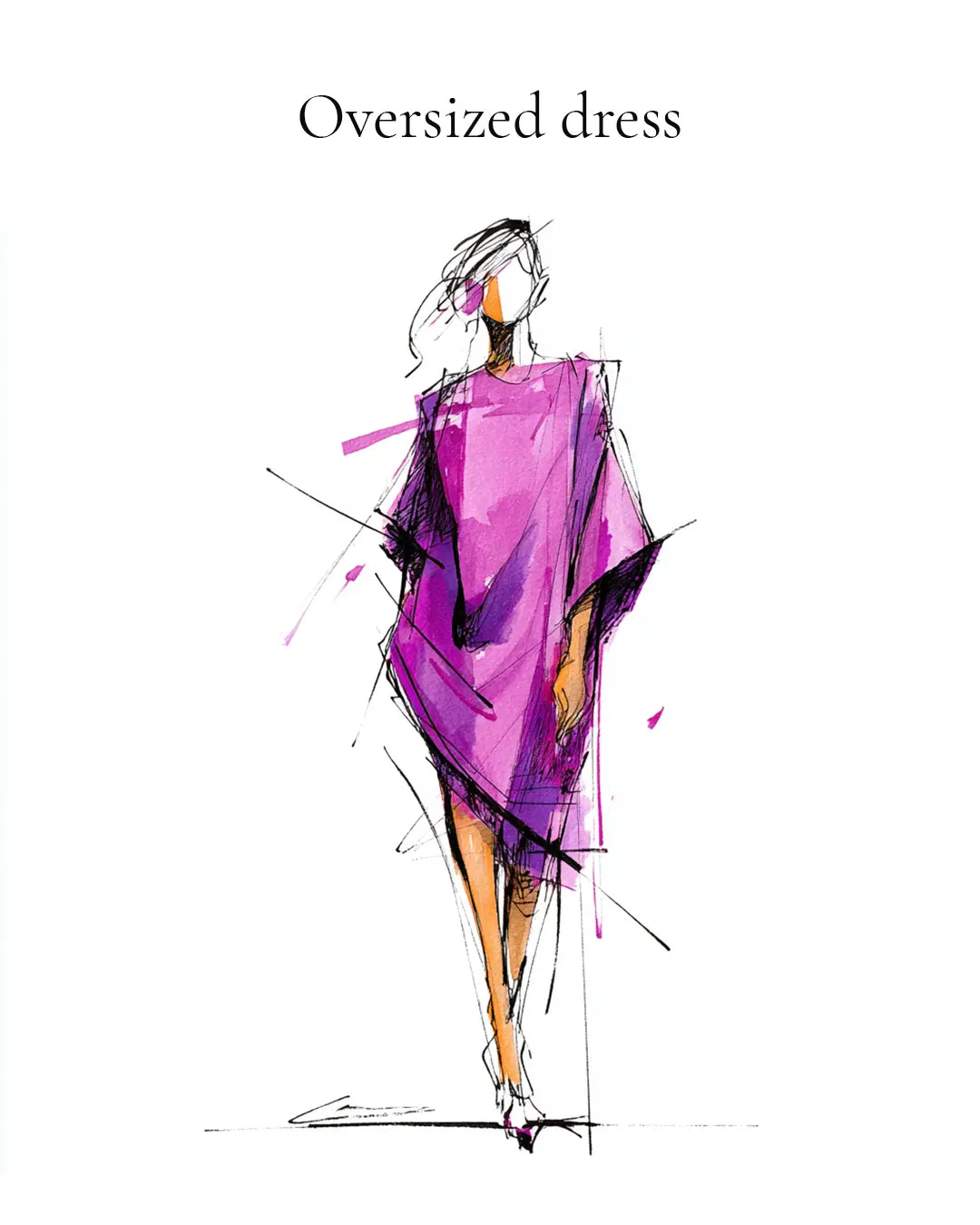 Definição: O que é um vestido oversized?