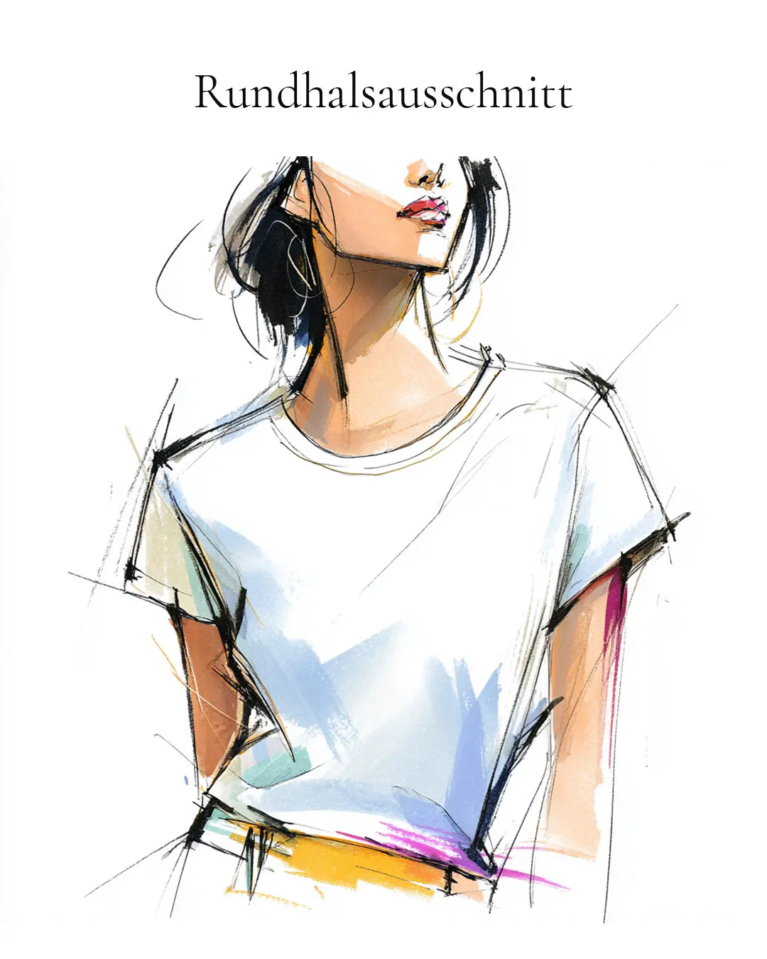 Definition: Was ist ein Rundhalsausschnitt?