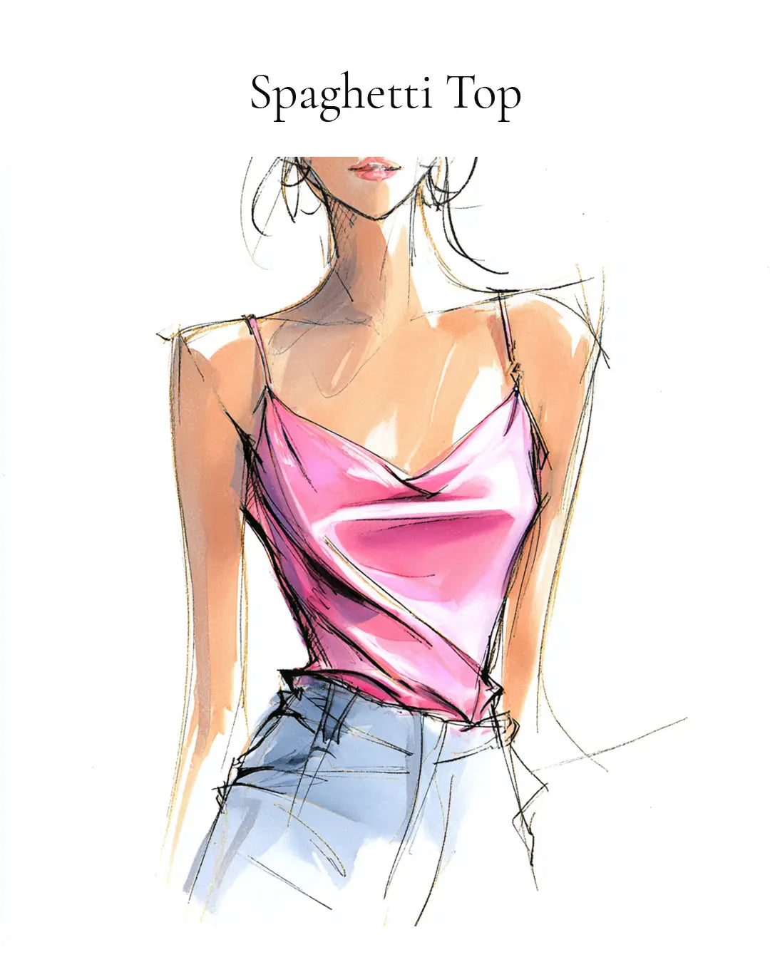 Definition: Was ist ein Spaghetti Top?