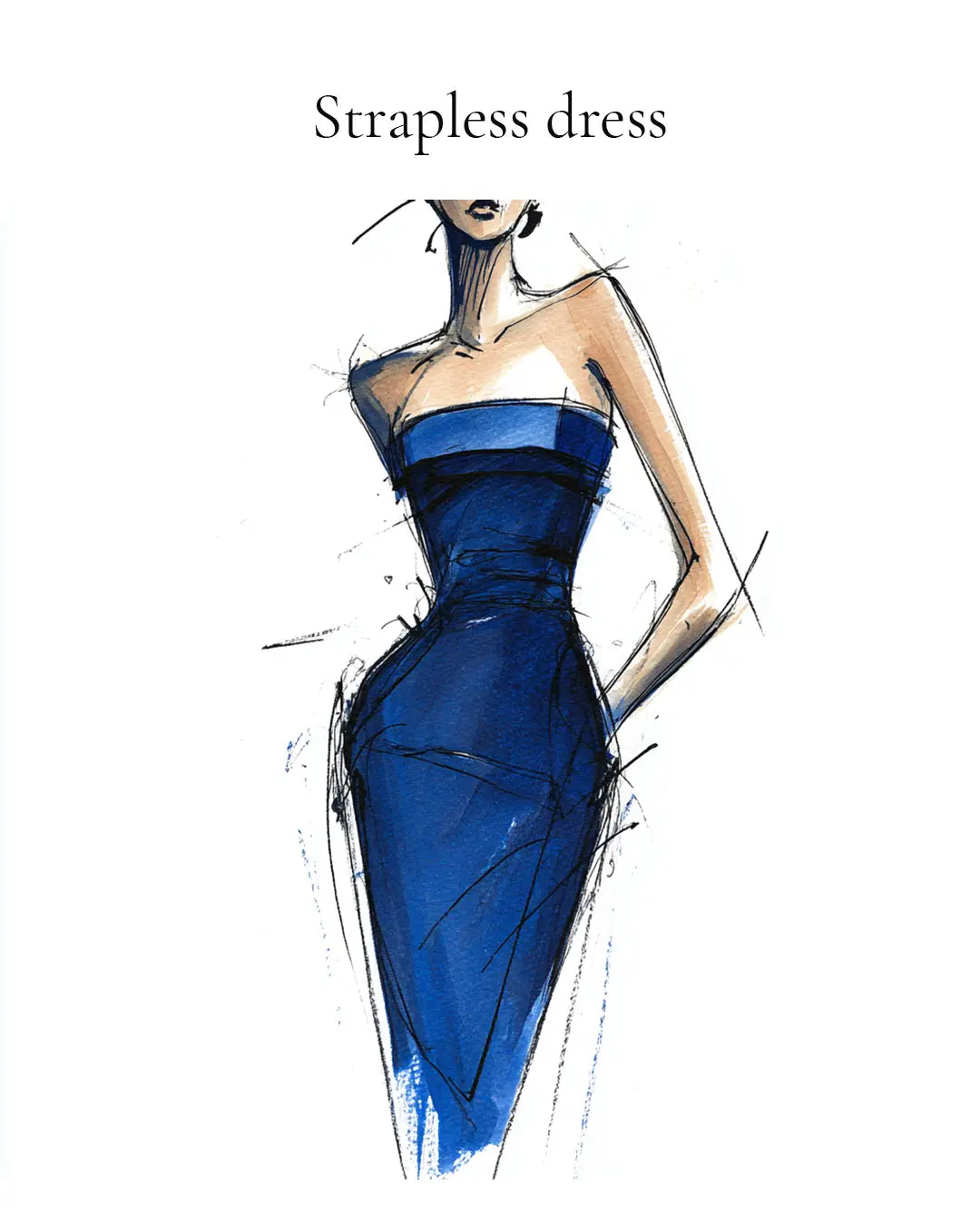 Definition: What is a Strapless dress?