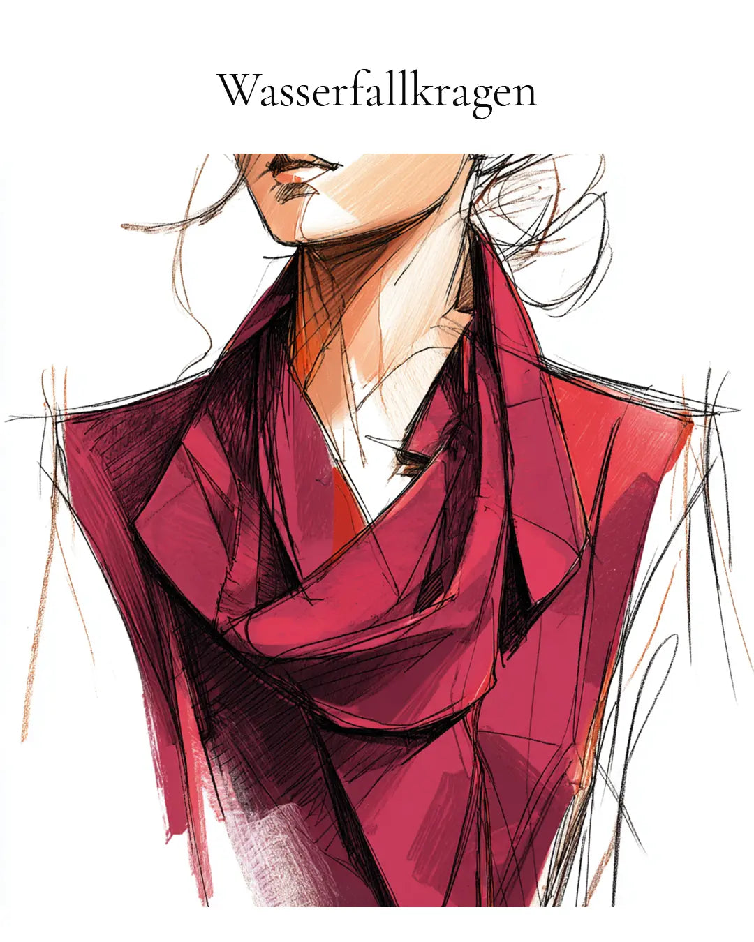 Definition: Was ist ein Wasserfallkragen?