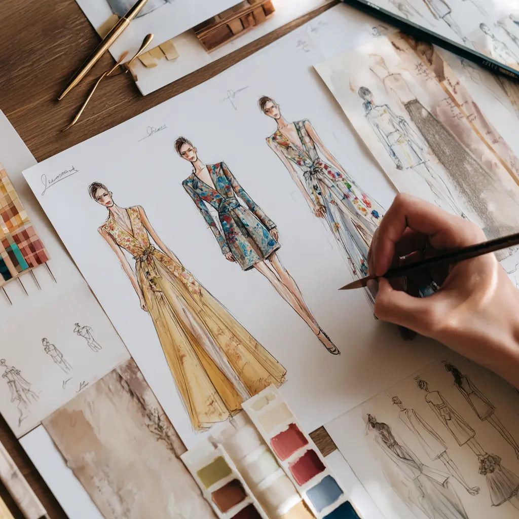 Ana Alcazar Fashion Shortcuts - Designer Skizzen