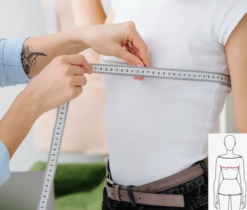 Definition: Passform prüfen - Wie messe ich den Brustumfang?