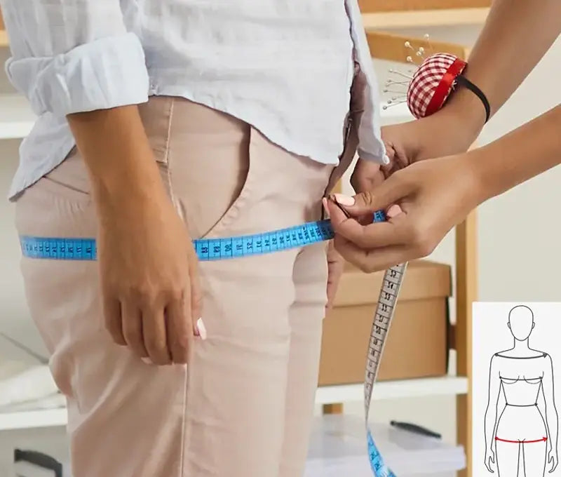 Definition: Passform prüfen - Wie messe ich den Hüftumfang?