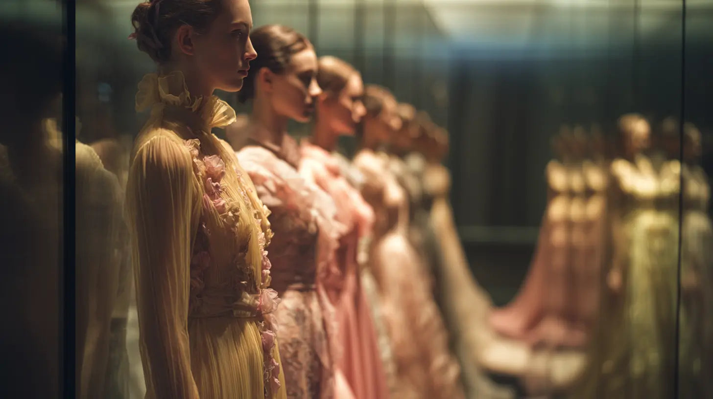 Größenberatung - Kleidung am Model zur besseren Einschätzung bei Ana Alcazar