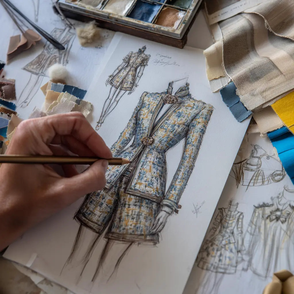 Kleider in den Trendmaterialien bei Ana Alcazar