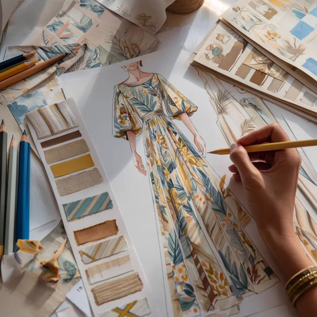 Kleider in Mustertrends von Ana Alcazar